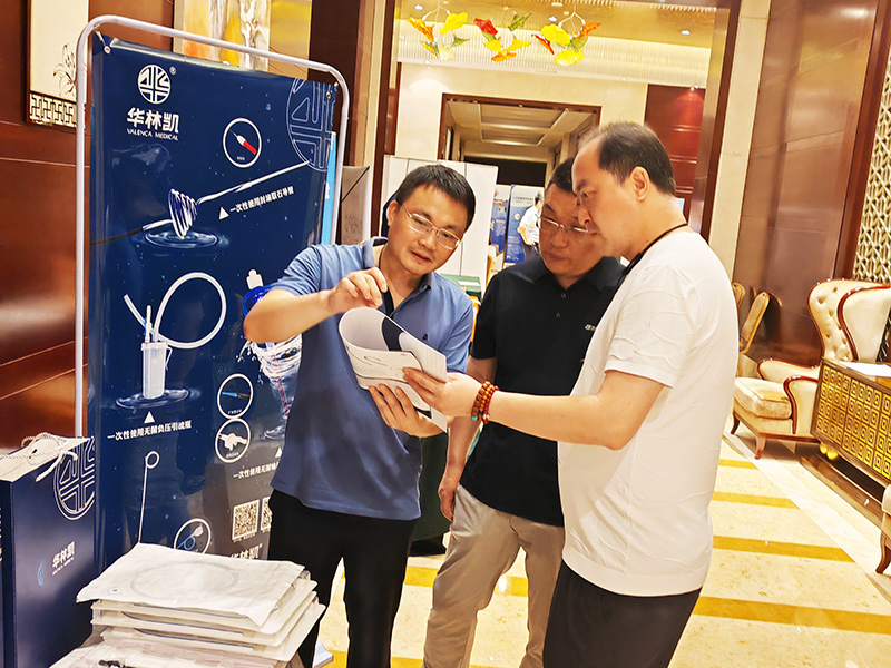 徐总为专家介绍产品